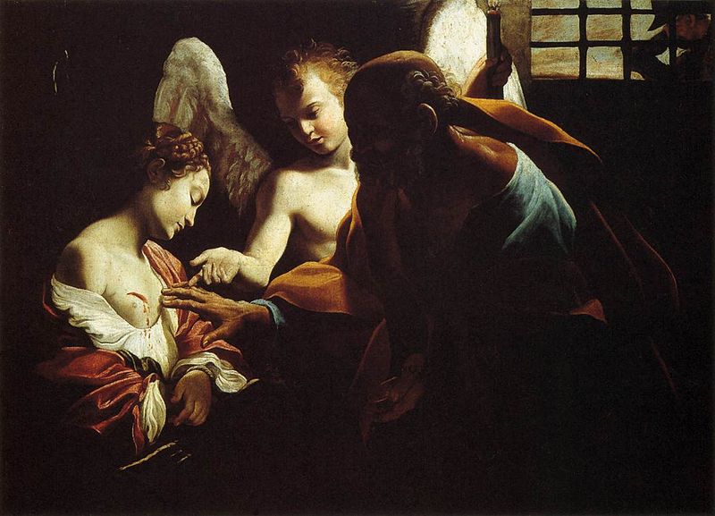 800px-Lanfranco,_Giovanni_-_St_Peter_Healing_St_Agatha_-_c._1614